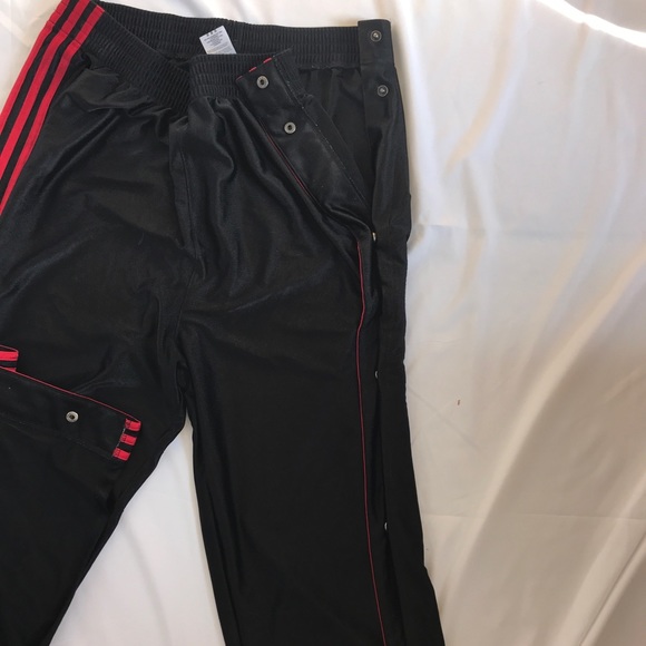 Vintage Adidas Tearaway Snap Button Wide Leg Pants - Picture 5 of 5